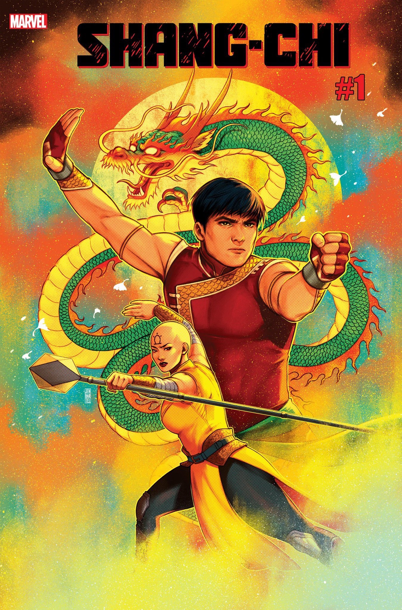 Shang Chi #1 Variant Cover by Jen Bartel